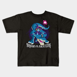 Witch rides on T-REX Kids T-Shirt